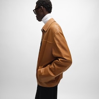 jacket IN plongé lambskin - TOBACCO -  - 2 | CELINE