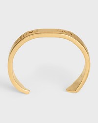 Celine Ribbon Small Cuff in Brass with gold finish - GOLD -  - 1 | CELINE