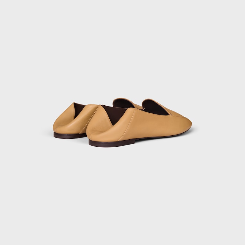 MOCASSIN AURA EN CUIR DE CHÈVRE - ORME -  - 1 | CELINE