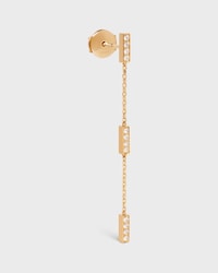 Boucle d'Oreille Triple Celine Line en Or Jaune et Diamants - Yellow Gold & White - AUTRES LIGNES - 2 | CELINE