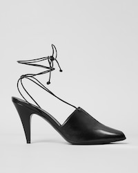 V-NECK SANDAL IN Calfskin - BLACK -  - 1 | CELINE