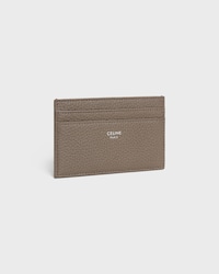 CARD HOLDER IN GRAINED CALFSKIN - SOURIS - CARD HOLDERS - 2 | CELINE