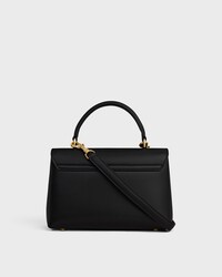 TEEN NINO BAG IN SMOOTH SATINATED CALFSKIN - BLACK - TRIOMPHE COLLECTION - 2 | CELINE