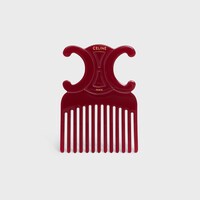 TRIOMPHE HAIR COMB IN ACETATE - Açaï - SMALL GIFTS - 1 | CELINE