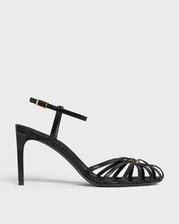 SANDALIA CELINE TRIOMPHE DE PIEL DE CORDERO - NEGRO -  - 1 | CELINE