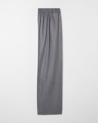 PULL-ON TROUSERS IN CASHMERE FLANNEL - GRIS CLARO -  - 2 | CELINE