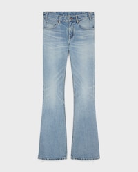 marco jeans in steel blue wash denim - STEEL BLUE WASH -  - 1 | CELINE