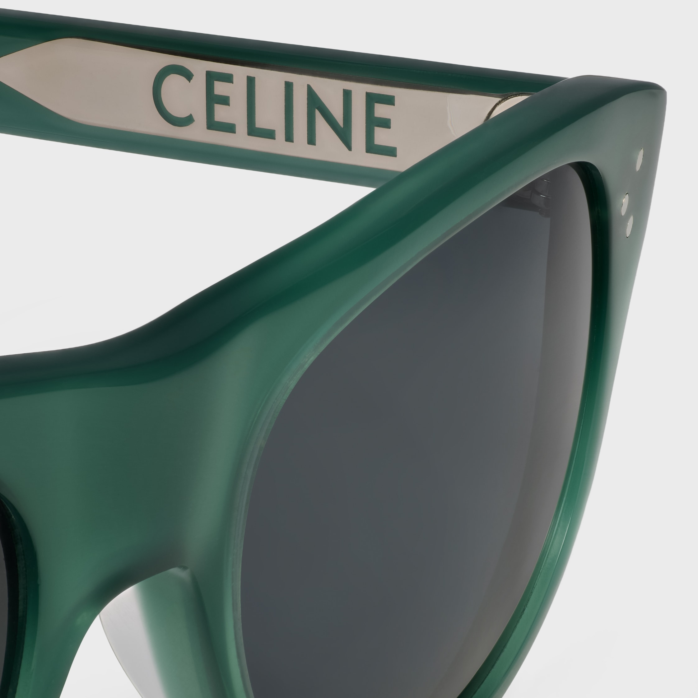 Black Frame 65 sunglasses in Acetate - MILKY GREEN | CELINE