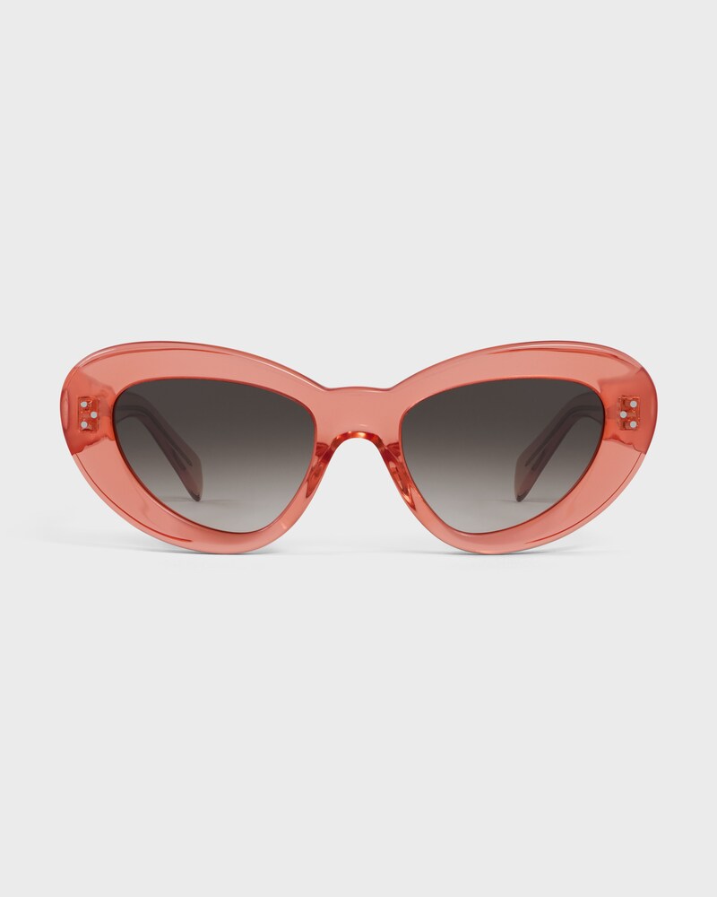 แว่นกันแดด Butterfly S320 ผลิตจากอะซิเตท - สีปะการังโปร่งแสง -  - 1 | CELINE