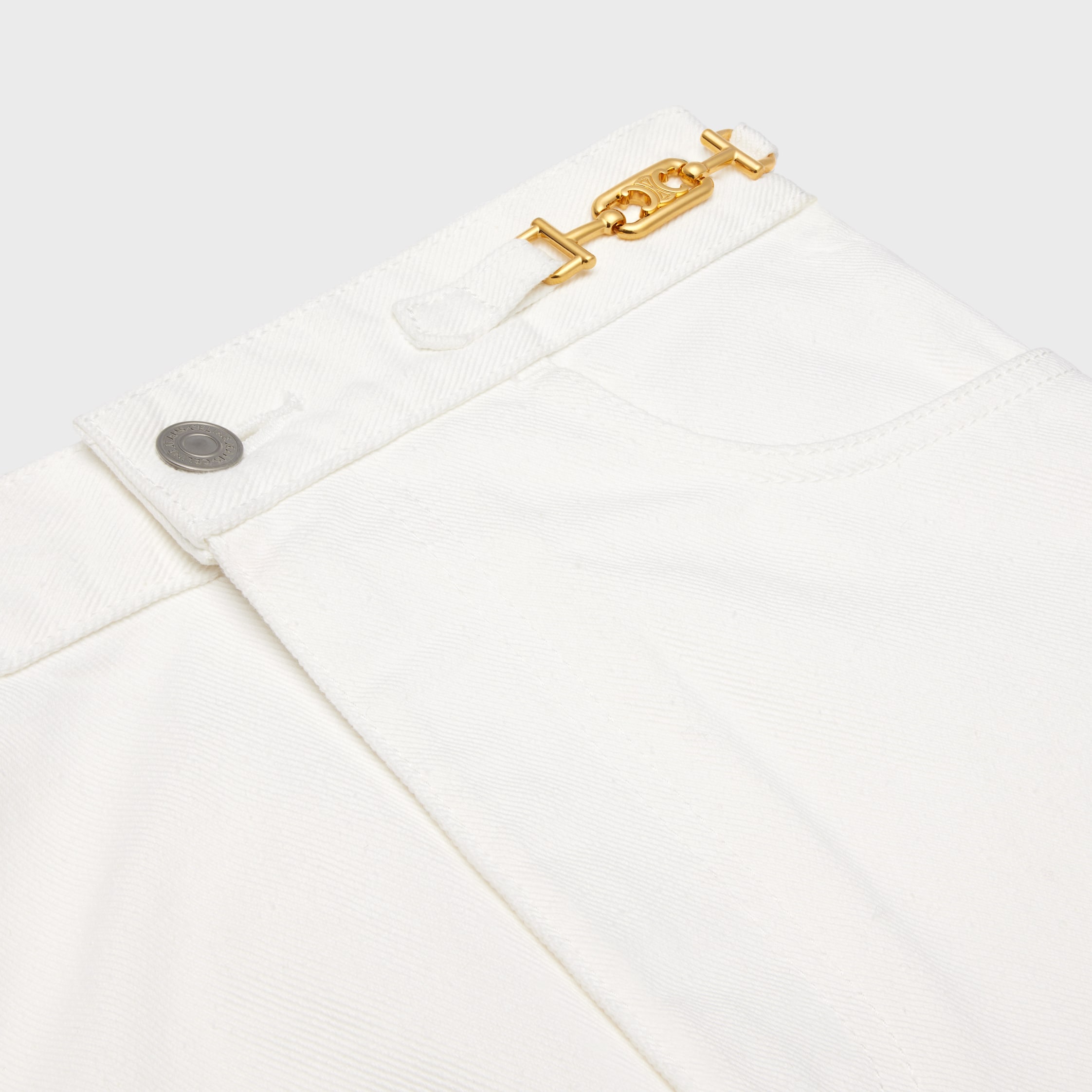Jane flared jeans in optic white wash denim - OPTIC WHITE WASH