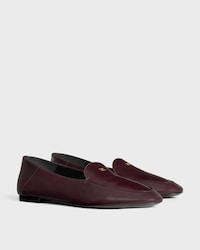 AURA LOAFER IN GOATSKIN - BURGUNDY -  - 2 | CELINE