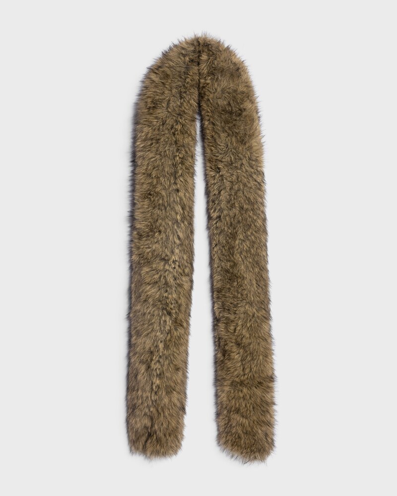 scarf IN fake fur - SAND/BRUN -  - 1 | CELINE