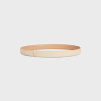 CORREA REVERSIBLE DE 25 MM DE PIEL TAURILLON - ARENA OSCURO / CREMA -  - 2 | CELINE