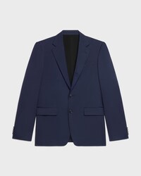 classic jacket IN wool gabardine - NAVY -  - 1 | CELINE