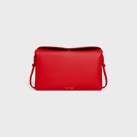 TRIO FLAP IN Smooth Lambskin - ULTRA RED - EVENING - 1 | CELINE
