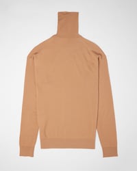 FINE-GAUGE TURTLENECK IN WOOL - CAMEL -  - 2 | CELINE