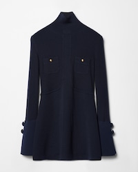 VESTIDO DE LANA - AZUL MARINO -  - 1 | CELINE