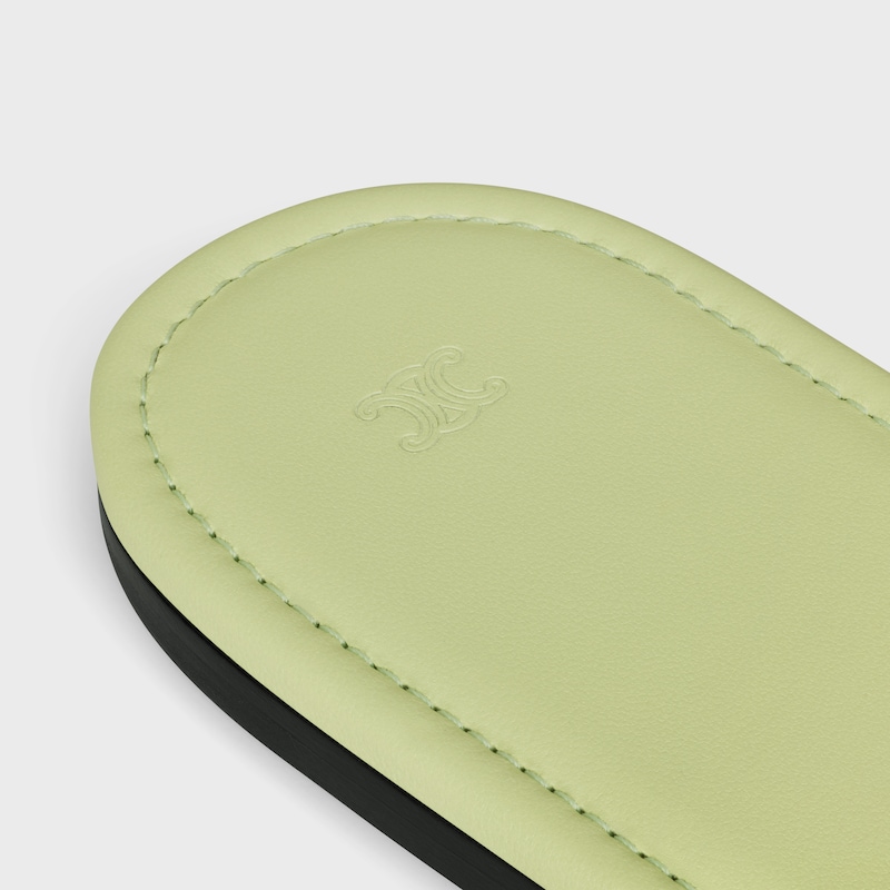 COAST MULE AUS LAMMLEDER - ZARTES LIMETTE -  - 1 | CELINE