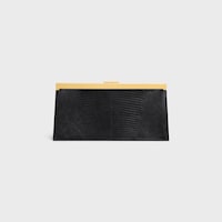 CLUTCH CELINE AUGUSTINE em Pele de Lagarto - PRETO - MÁS - 2 | CELINE