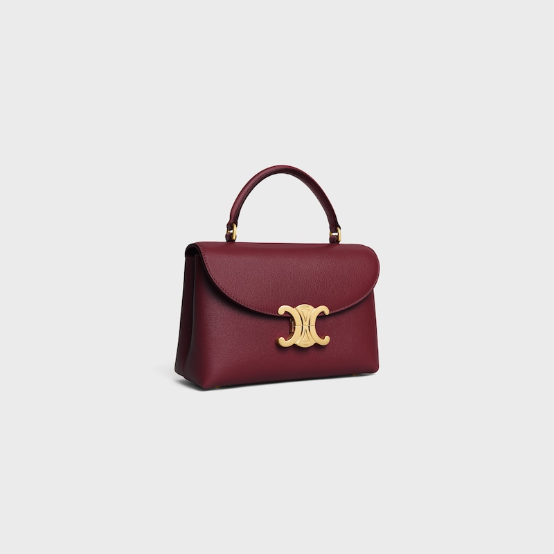 SAC NINO TEEN VEAU LISSE SATINE - BORDEAUX CLAIR - NINO - 1 | CELINE