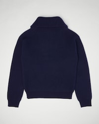 TRUCKER SWEATER IN wool cashmere - NAVY -  - 2 | CELINE