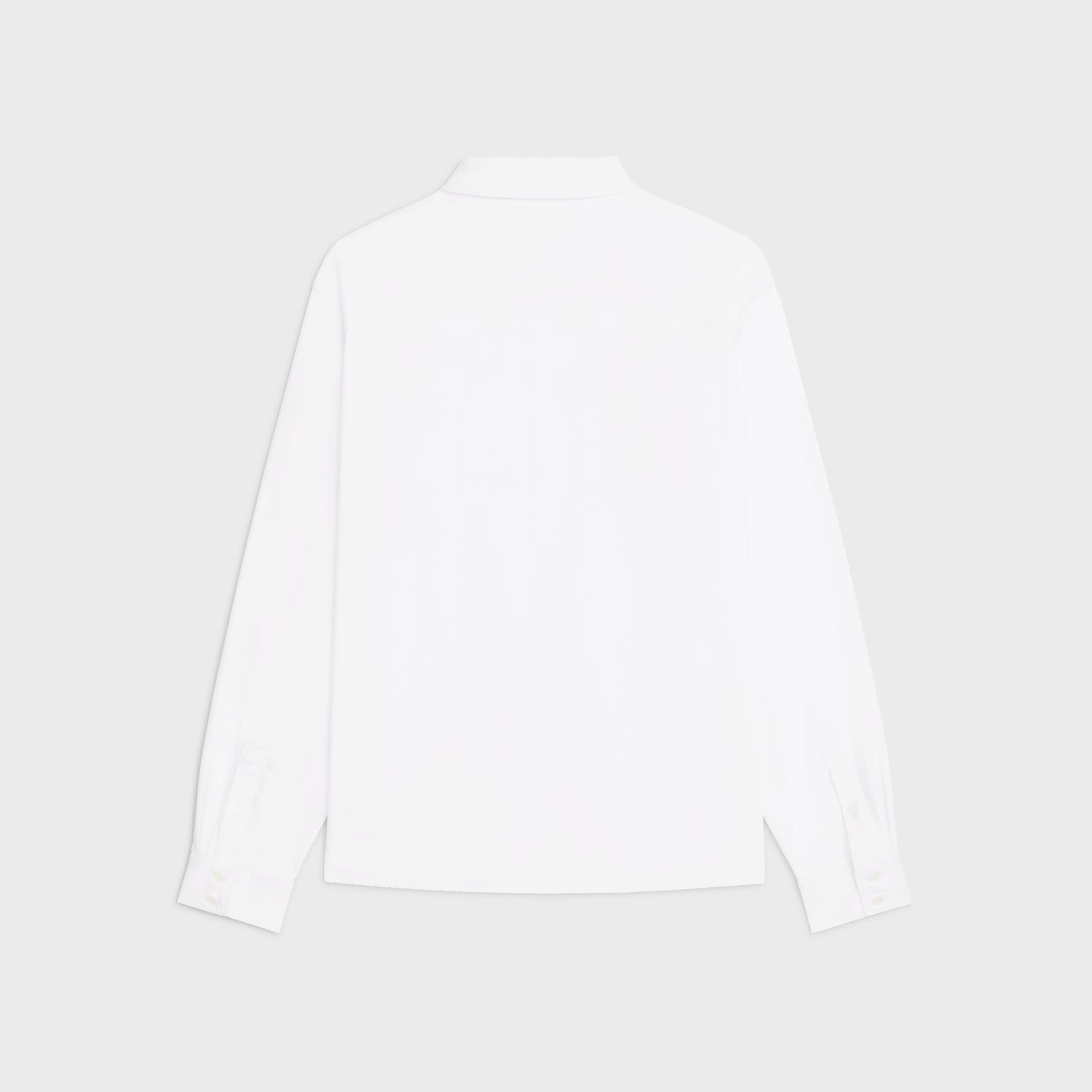 overshirt IN COTTON DENIM - RINSED WHITE | CELINE