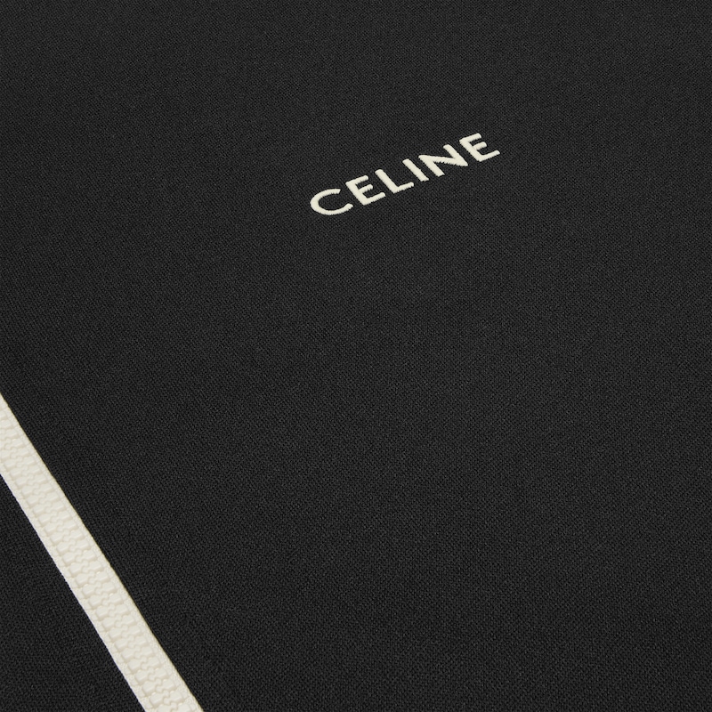 Celine雙面平紋針織運動外套 - 黑色 -  - 1 | CELINE