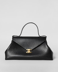 FLAIR BAG IN XL GRAINED CALFSKIN - BLACK - SHOULDER BAGS - 2 | CELINE