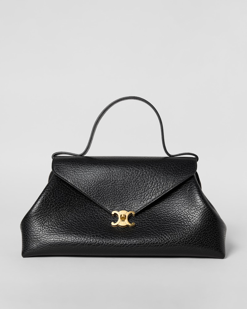 FLAIR BAG IN XL GRAINED CALFSKIN - BLACK - SHOULDER BAGS - 1 | CELINE