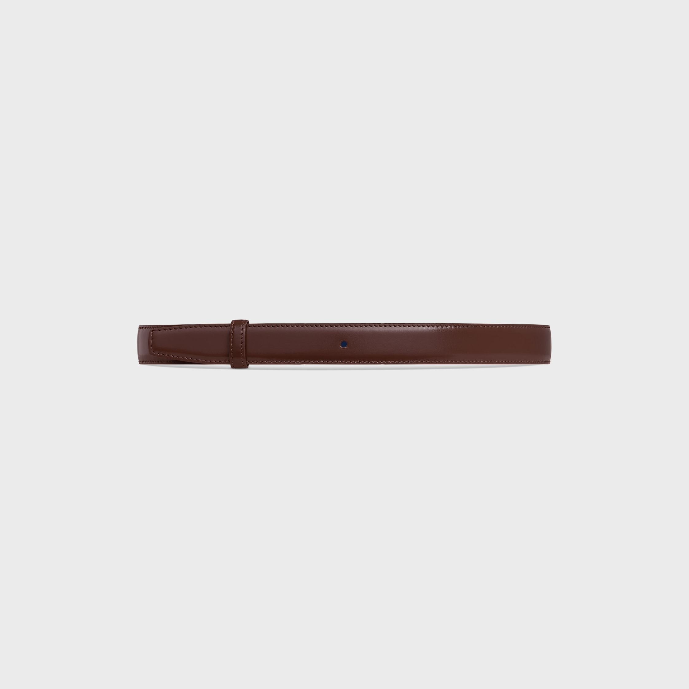 Reversible Strap 25MM IN TAURILLON - CHESTNUT / DEEP NAVY | CELINE