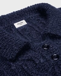 sweater IN aran mohair and wool - NAVY -  - 2 | CELINE