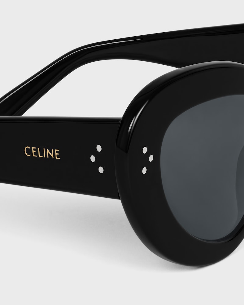 Butterfly S320 sunglasses in Acetate - BLACK -  - 1 | CELINE