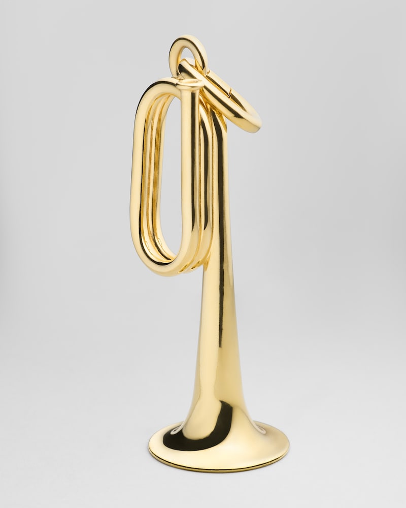 CHARMS TRUMPET IN BRASS WITH GOLD FINISH - GOLD - CHARMS - 1 | CELINE