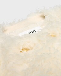 coat IN fluffy wool - CRAIE -  - 2 | CELINE