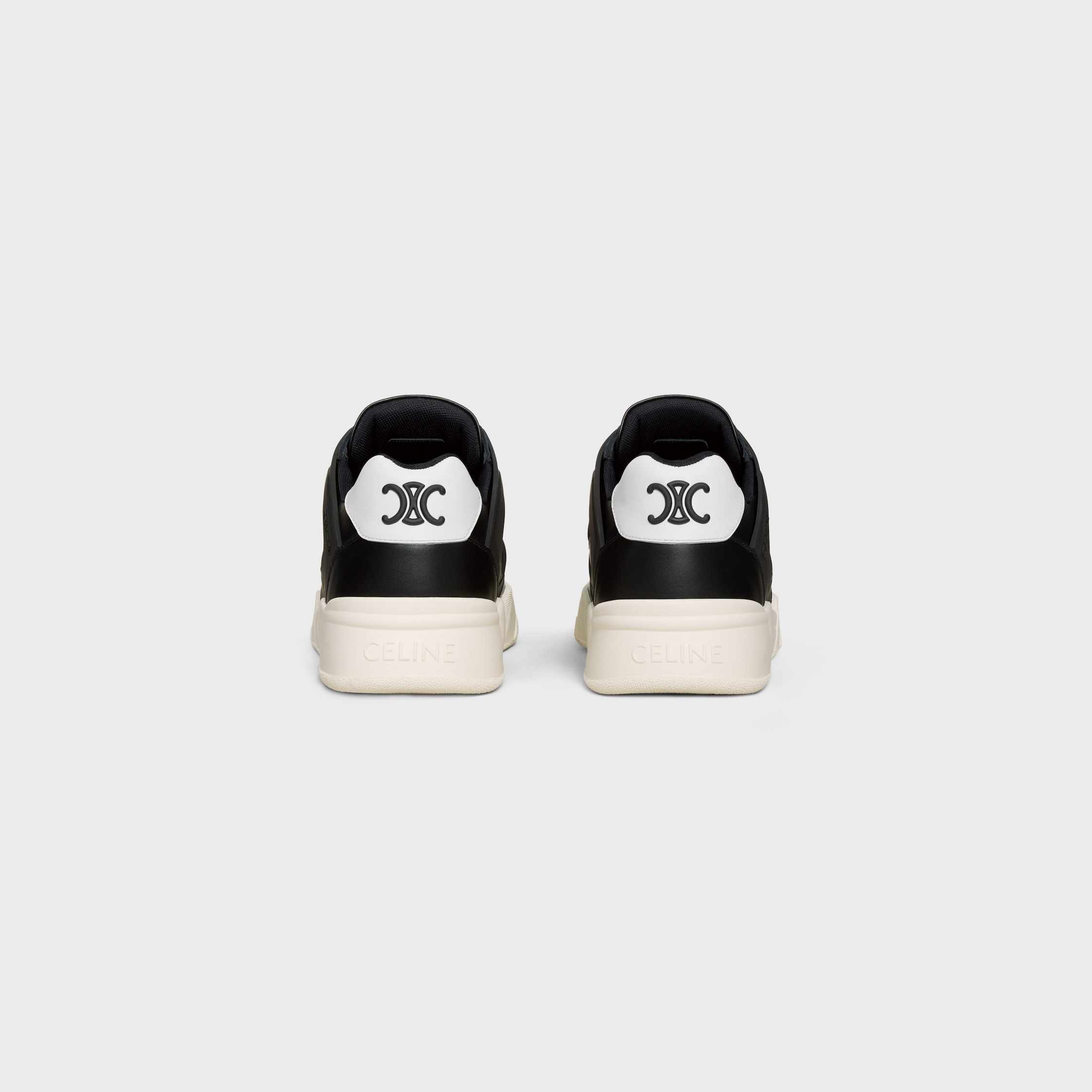 CELINE CT-09 レースアップ ロースニーカー / カーフスキン＆メッシュ