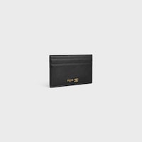 PORTE CARTES VEAU SOUPLE GRAINé - NOIR / ULTRA BLEU - NOUVEAUTÉS - 2 | CELINE