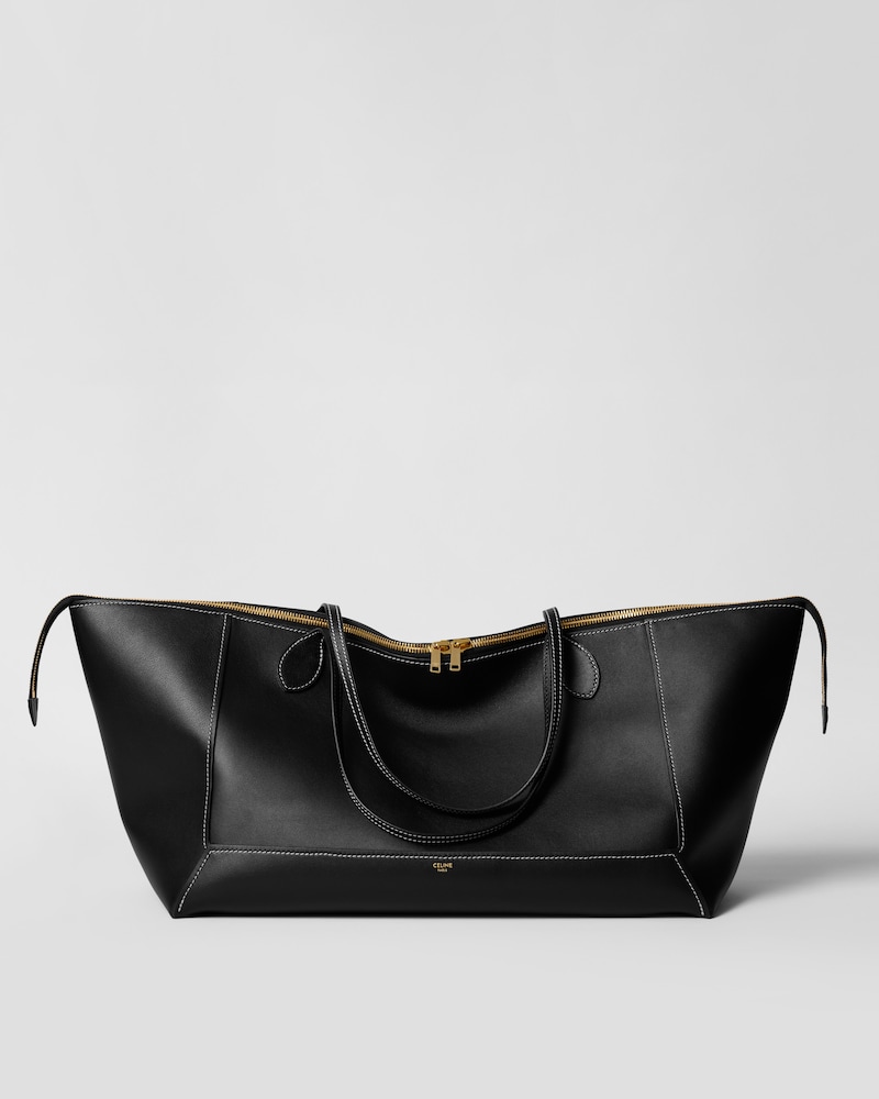 CABAS FRAME VEAU LISSE - Noir - AUTRES LIGNES - 1 | CELINE
