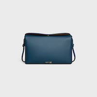 TRIO FLAP IN Smooth Lambskin - TEAL BLUE - EVENING - 1 | CELINE