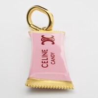 CARAMELO CON CHARMS CELINE DE DE ESMALTE Y LATÓN CON ACABADO DORADO - ROSA / MAGENTA / DORADO - CHARMS - 1 | CELINE