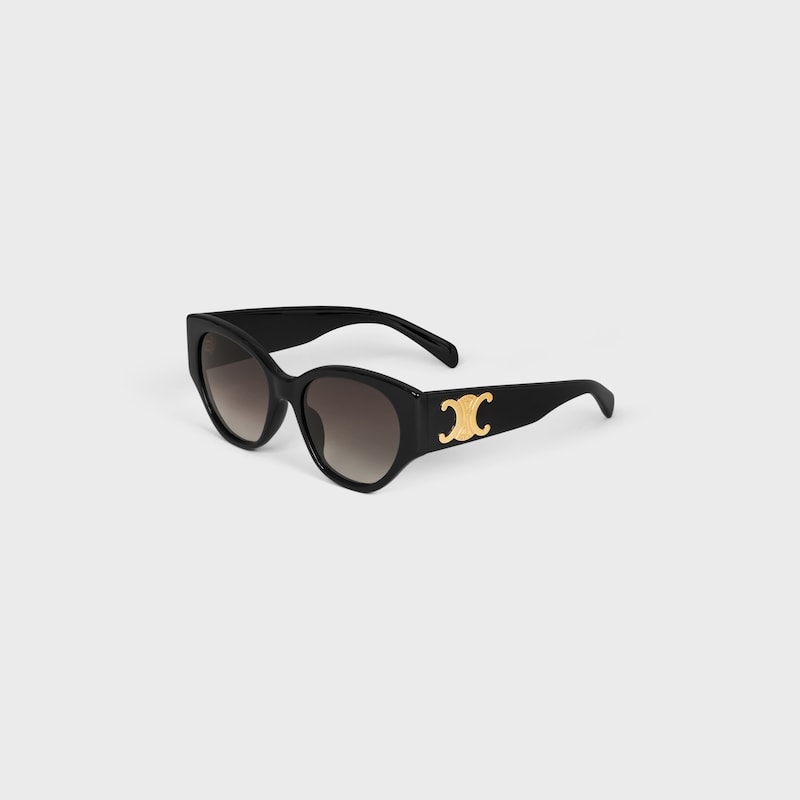 Triomphe XL 03 sunglasses in Acetate - BLACK -  - 1 | CELINE