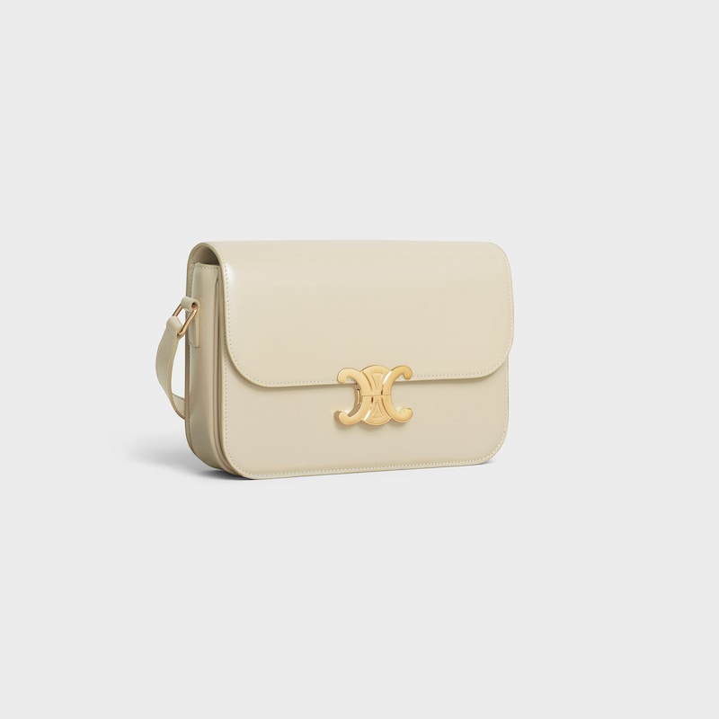 CLASSIQUE TRIOMPHE BAG in shiny calfskin - NUDE - ESSENTIAL GIFTS - 1 | CELINE