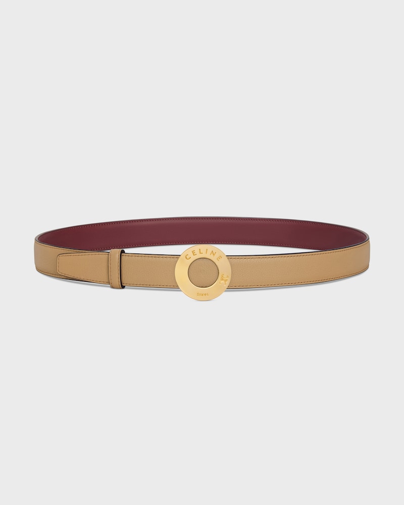 Reversible Strap 25MM IN Smooth and Grained Calfskin -  -  - 1 | CELINE