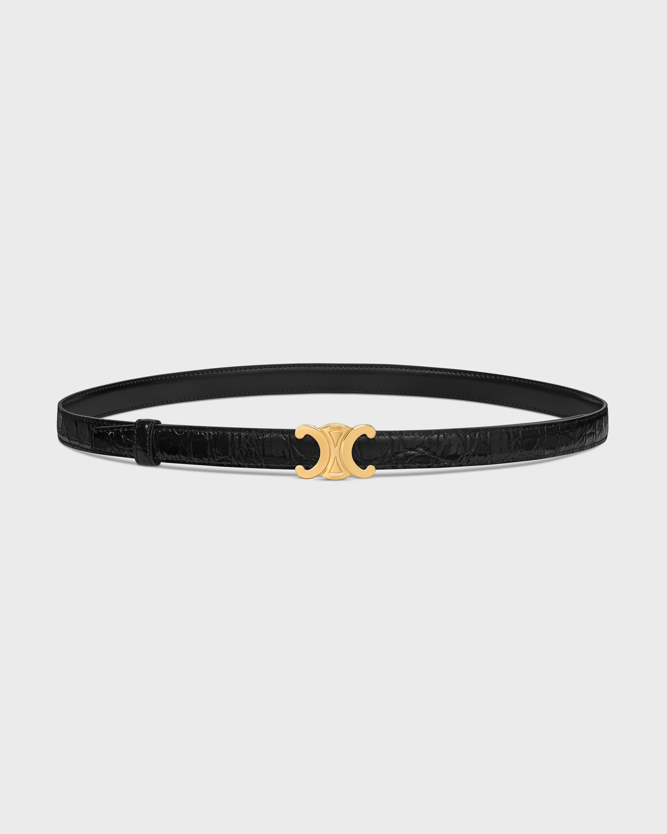 TRIOMPHE BUCKLE 18MM IN METAL & Reversible Strap 18MM IN TAURILLON