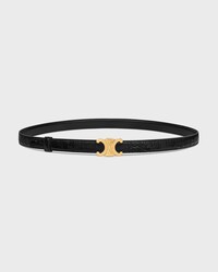 Wendbarer Riemen 18 mm AUS TAURILLONLEDER UND KALBSLEDER MIT KROKO-PRÄGUNG -  -  - 1 | CELINE