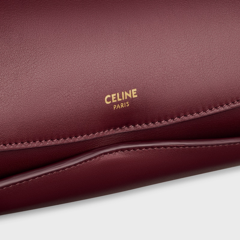 BIG HOT DOG IN supple natural calfskin - SYRAH - CROSS-BODY BAGS - 1 | CELINE
