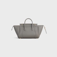 LITTLE LUGGAGE IN GRAINED CALFSKIN - LIGHT GRAPHITE - NEW - 2 | CELINE