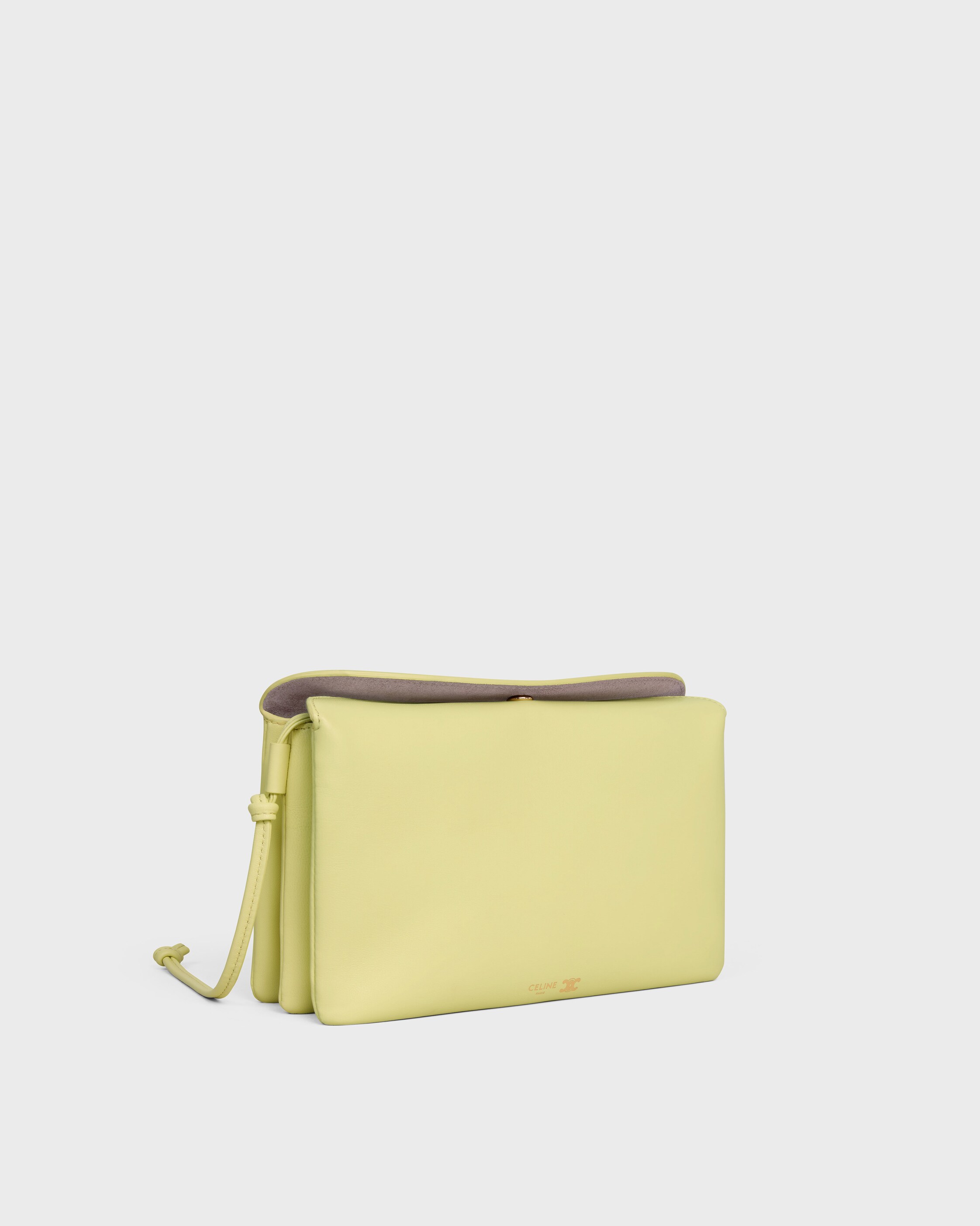 TRIO FLAP IN Smooth Lambskin - CITRUS | CELINE