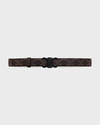 Reversible Strap 25MM IN Taurillon Leather and Triomphe Canvas -  -  - 2 | CELINE