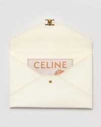 ENVELOPE IN SHINY CALFSKIN - CREAMY WHITE - ALL BAGS - 2 | CELINE