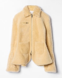 jacket IN SHEARLING - EGGNOG -  - 1 | CELINE